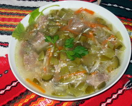 Рассольник с сельдереем