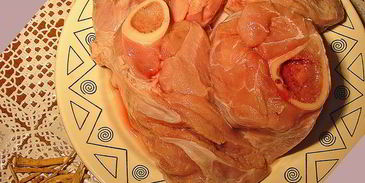 рассольник с телятиной и сушеными грибами