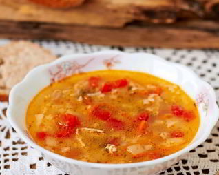 Рассольник с тунцом по-домашнему