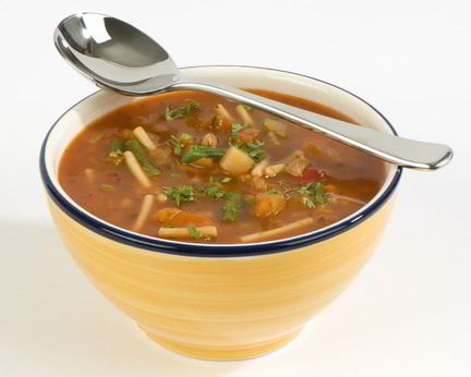 Рассольник со свежими и солеными огурчиками