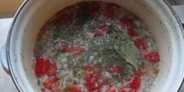 рассольник со свининой