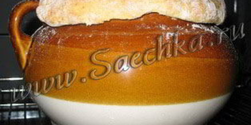 Рецепт рассольника в горшочке