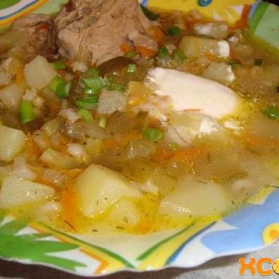 Рассольник в мультиварке