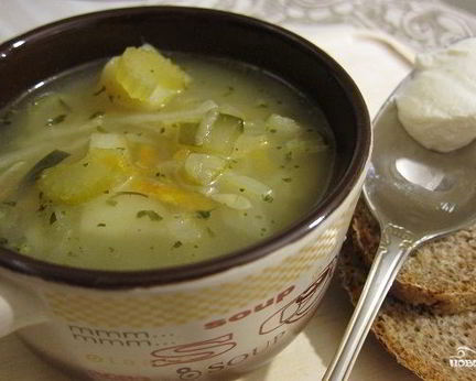 Рассольник вегетарианский