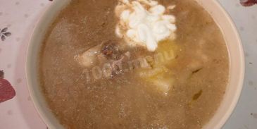 суп рассольник в мультиварке