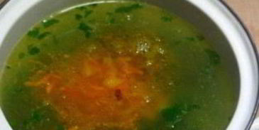 вегетарианский рассольник с рисом