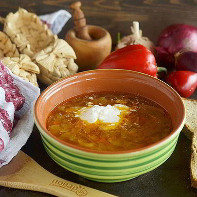 Деревенские зимние щи