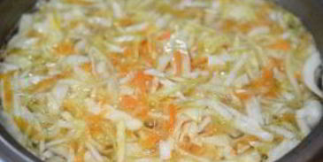 деревенские зимние щи