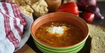 деревенские зимние щи