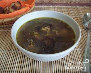 Кислые щи с грибами