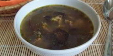 кислые щи с грибами