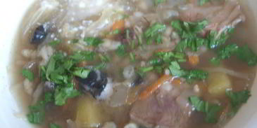 кислые щи с сухими грибами