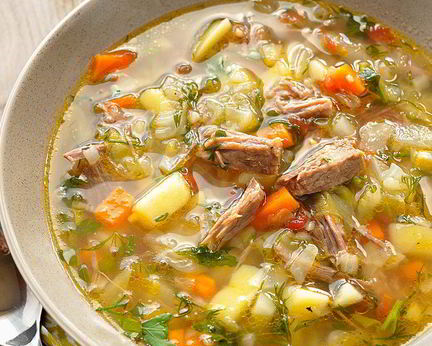 Летние щи из свежей капусты