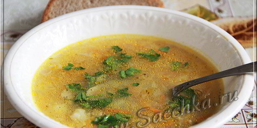 Рецепт постных щей из крошева с ячневой крупой