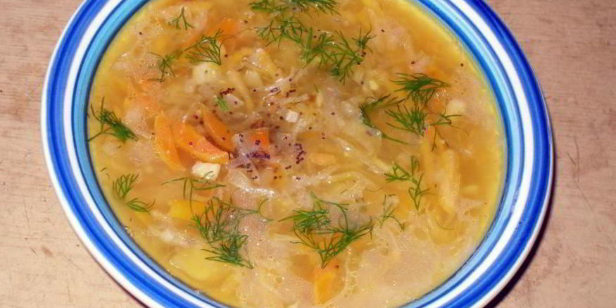 Рецепт постных щей из квашеной капусты