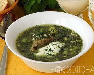 Щи из крапивы и щавеля