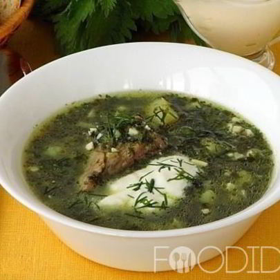 Щи из крапивы и щавеля