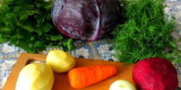 щи из красной капусты