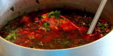 щи из красной капусты