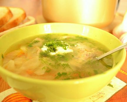 Щи из квашеной капусты с картошкой в мультиварке