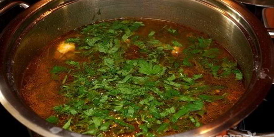 Рецепт щей из щавеля со свининой