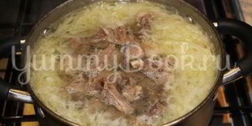 щи из свежей капусты с говядиной