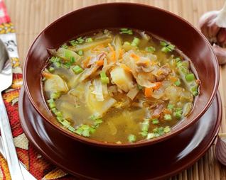 Щи из свежей капусты в мультиварке