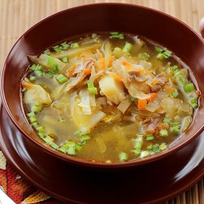 Щи из свежей капусты в мультиварке