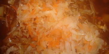 щи кислые грибные