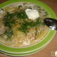 Рецепт Щей кислых на курином бульоне