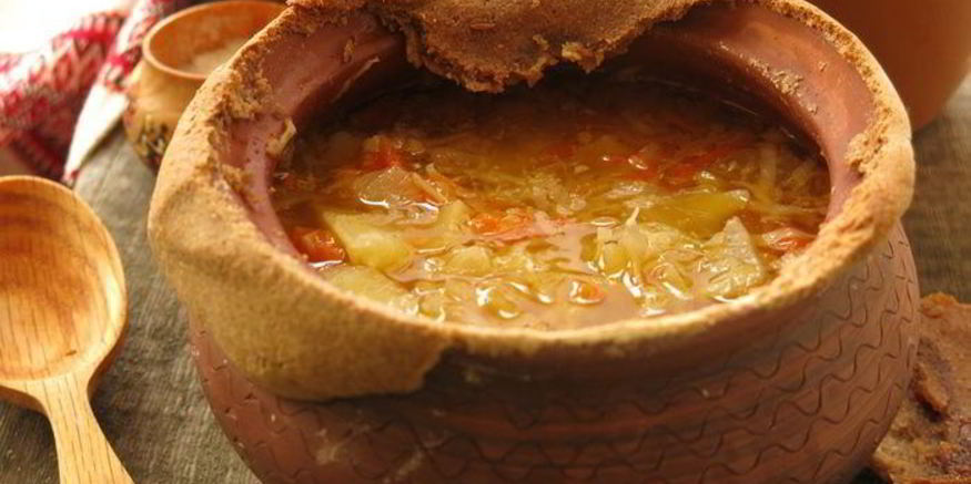 Рецепт щей на утином бульоне в горшочке