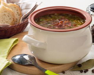 Щи с беконом