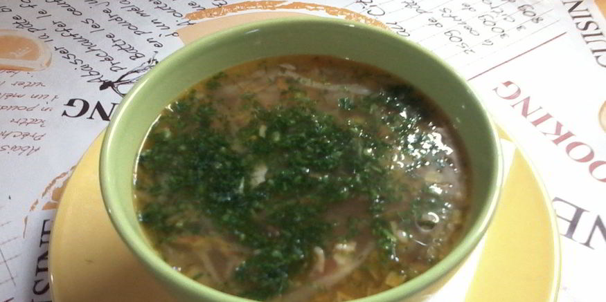 Рецепт щей с фасолью