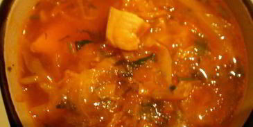 щи с говядиной и грибами