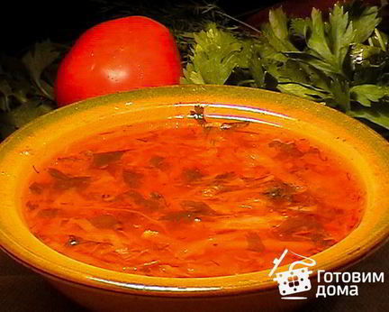 Щи с грибами