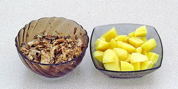 щи с рыбными консервами