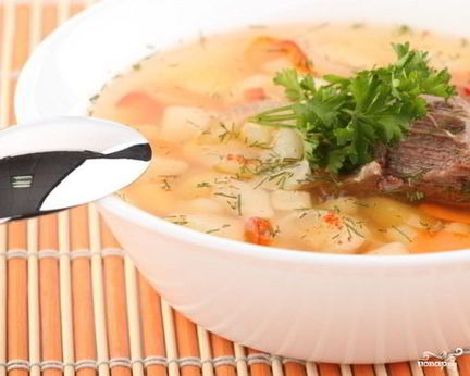 Щи с тушенкой