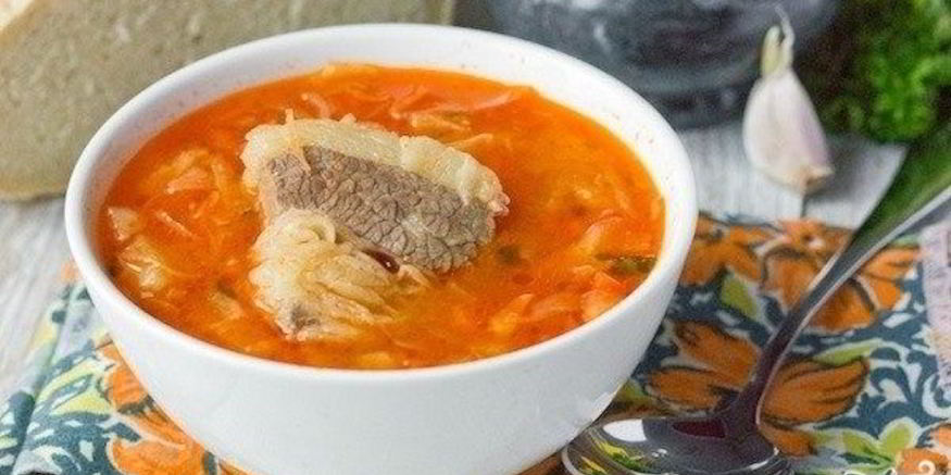 Рецепт свежих щей с говядиной