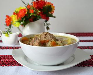 Классическая шурпа из баранины