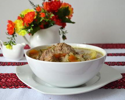 Классическая шурпа из баранины