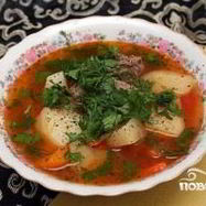 Рецепт Шурпы из баранины по-узбекски