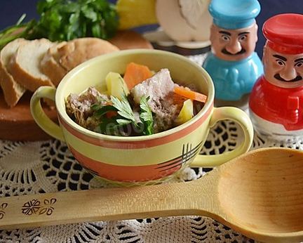 Шурпа из баранины в мультиварке