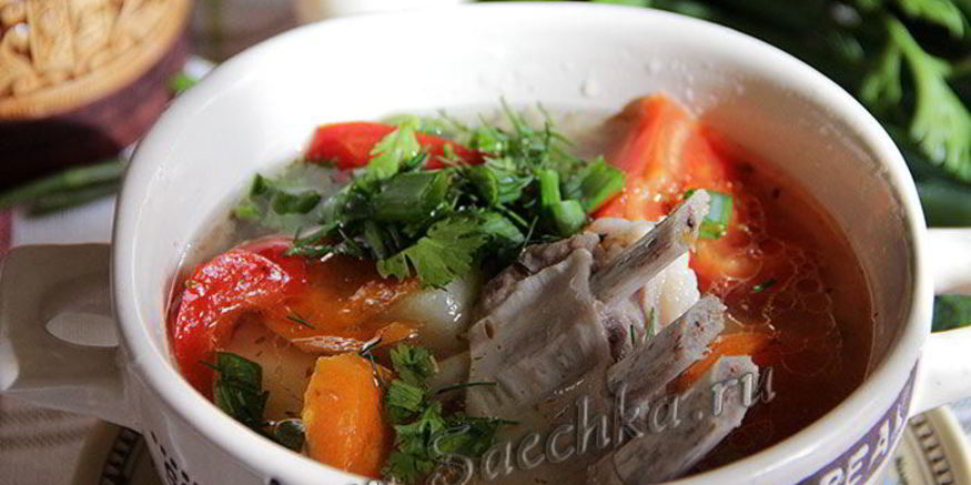 Рецепт шурпы из баранины
