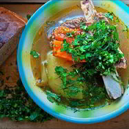 Рецепт Шурпы из говядины на костре