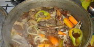 шурпа из кабана