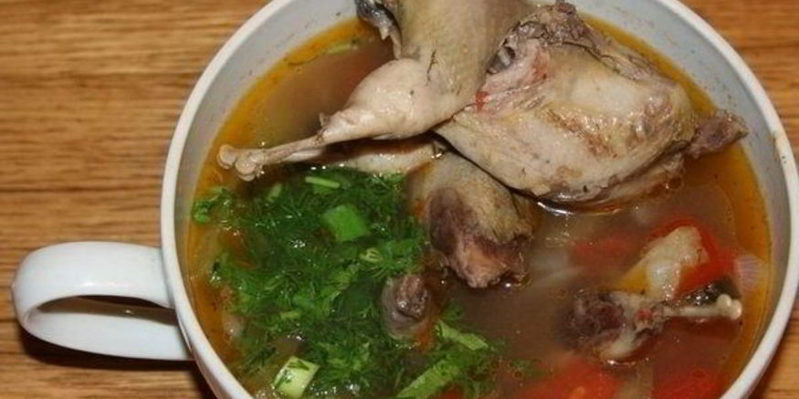 Рецепт шурпы из перепелов