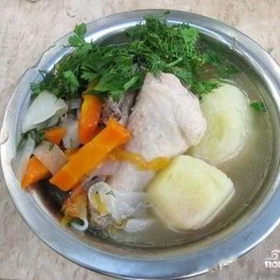 Шурпа из утки на костре