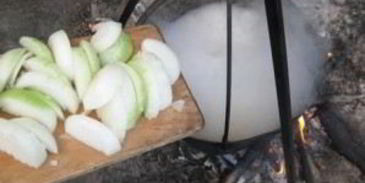 шурпа из утки на костре