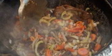 шурпа на костре