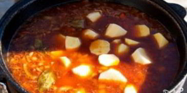 шурпа на костре